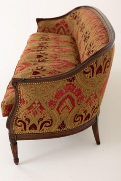 Sofá Hepplewhite Sofá de caoba Settee 1880