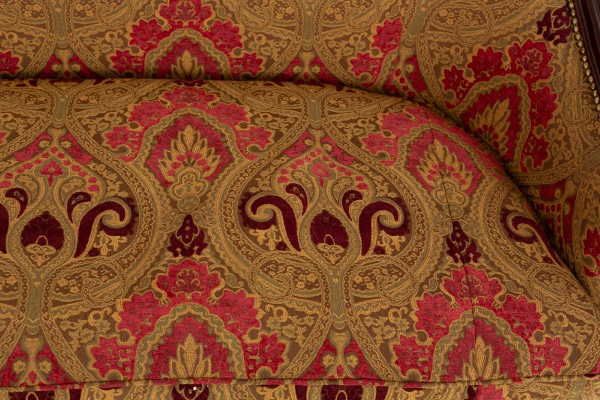 Late 19th Century Hepplewhite Sofa Mahogany Couch Settee 1880