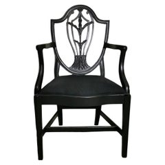 Hepplewhite Style English King chair (Antique Master)