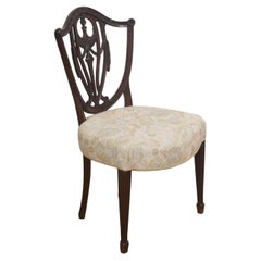 Hepplewhite Style Mahogany Shield Back Chair