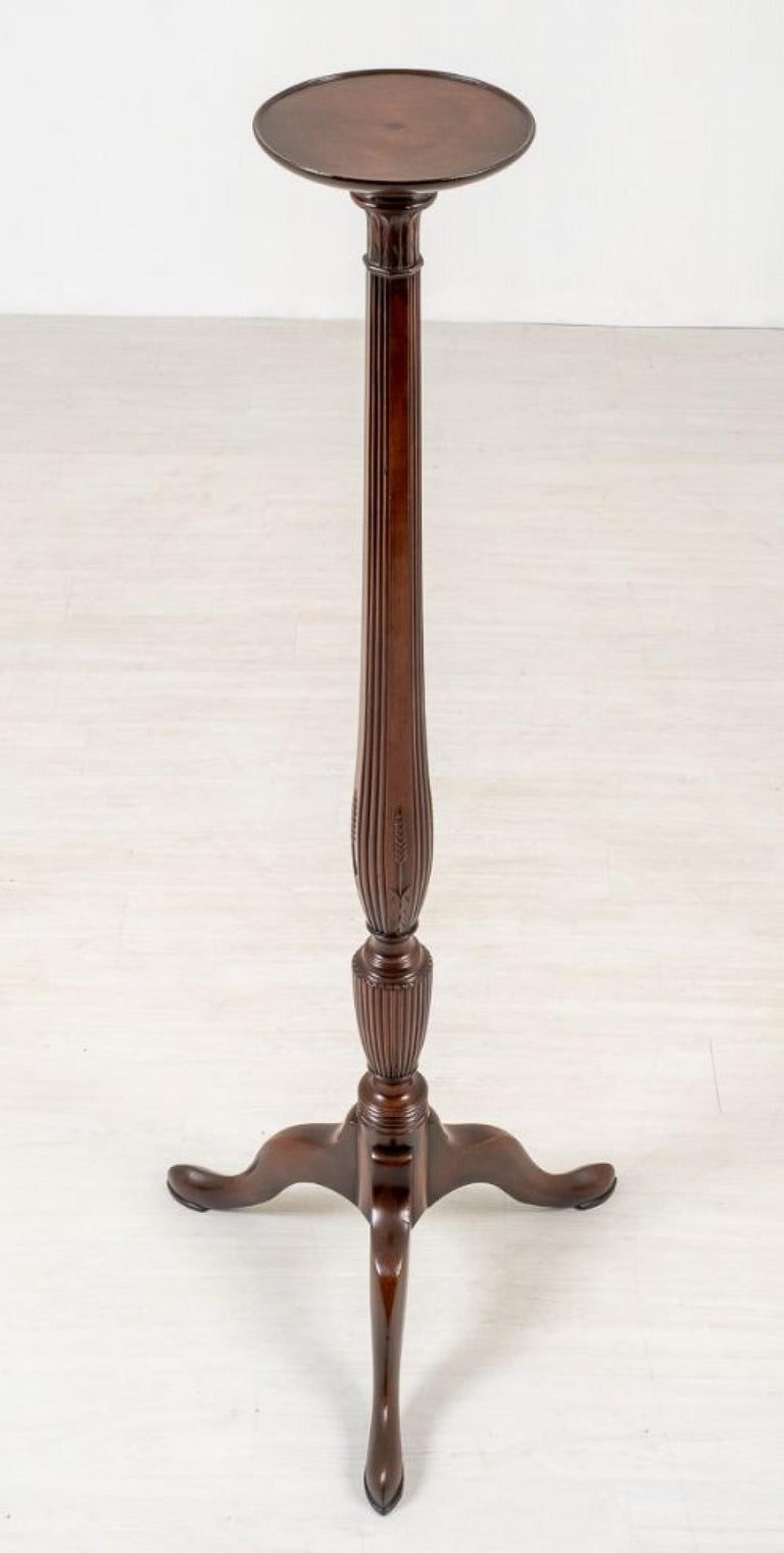 Hepplewhite Torchiere Mahogany Column Stand For Sale at 1stDibs