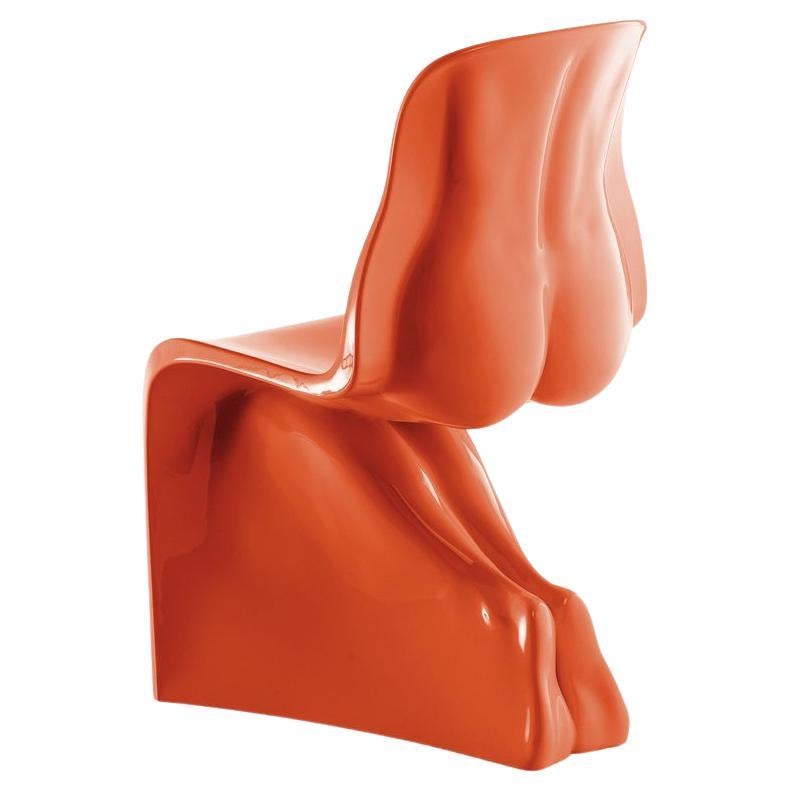 HER Chair Glossy Finish RAL2008 Orange - Casamania By Fabio Novembre For Sale