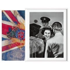 Her Majesty, Vivienne Westwood Ed, Black & White Harry Benson Print ‘Greeting’