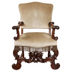 "Her" Venetian Walnut Arm Chair