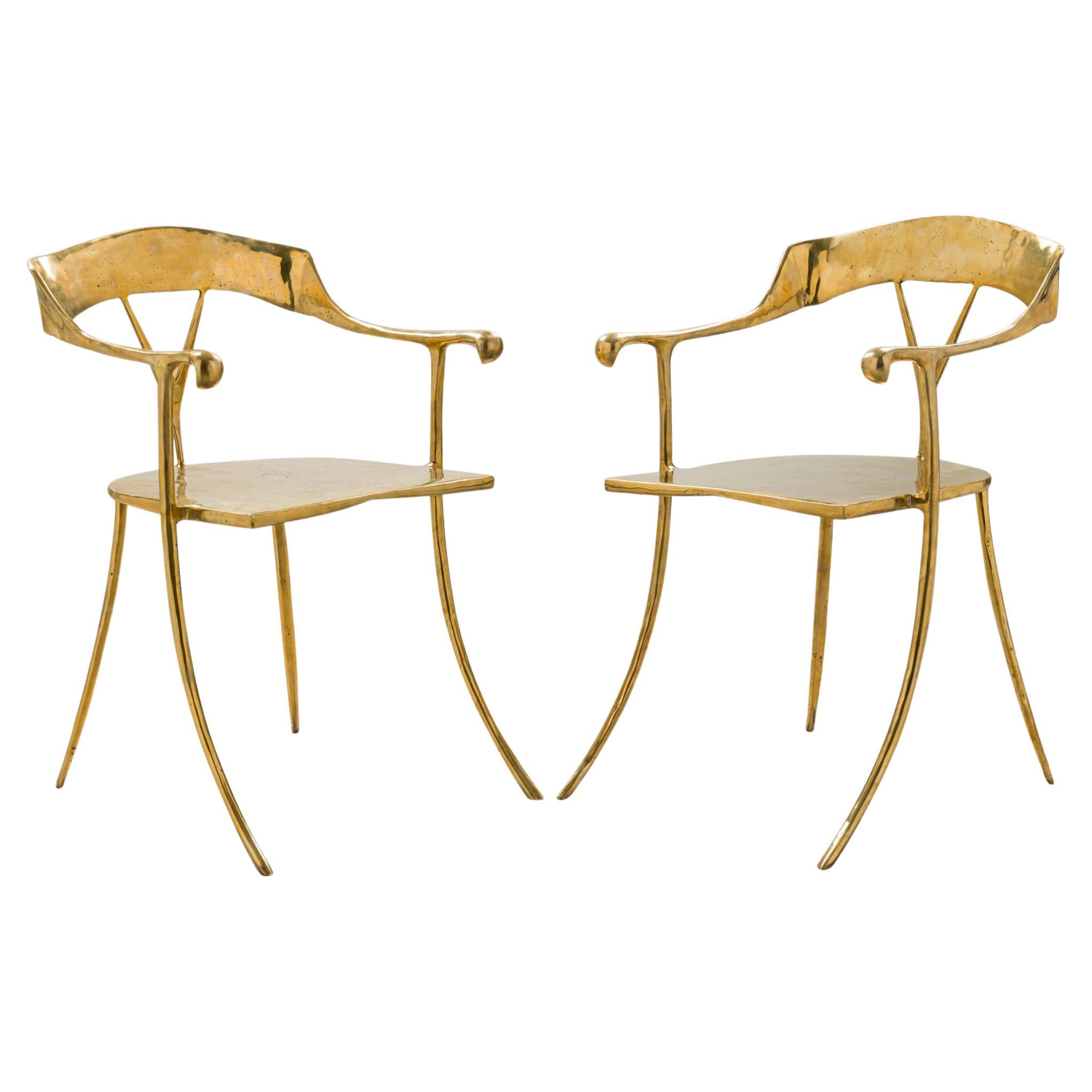 Sillas de comedor Hera Bronce