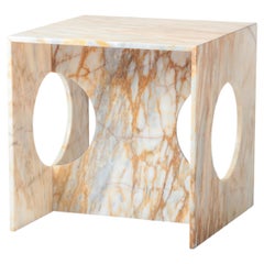 Hera Coffee Table in Sky Blue Marble by Studio Mohs