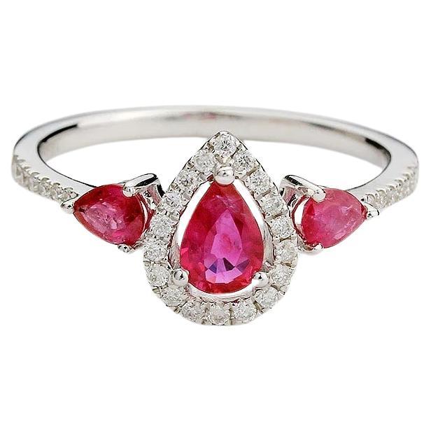 For Sale:  Hera Firey Ruby Tear-3 Ring