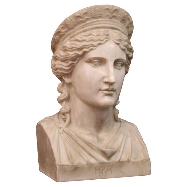 Divinity Statue Arg Hera, Greek Divinity For Sale at 1stDibs | hera statue divinity, hera a ...