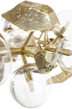 Boca do Lobo Hera Pendant Lamp, Handcrafted Brass and Glass Design