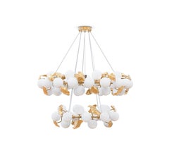 Modern Contemporary Hera Round II Suspension Lamp by Boca do Lobo