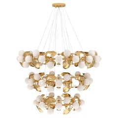 Hera Round III Suspension Lamp - Hand Cast Brass & Metal Foundry - Boca do Lobo