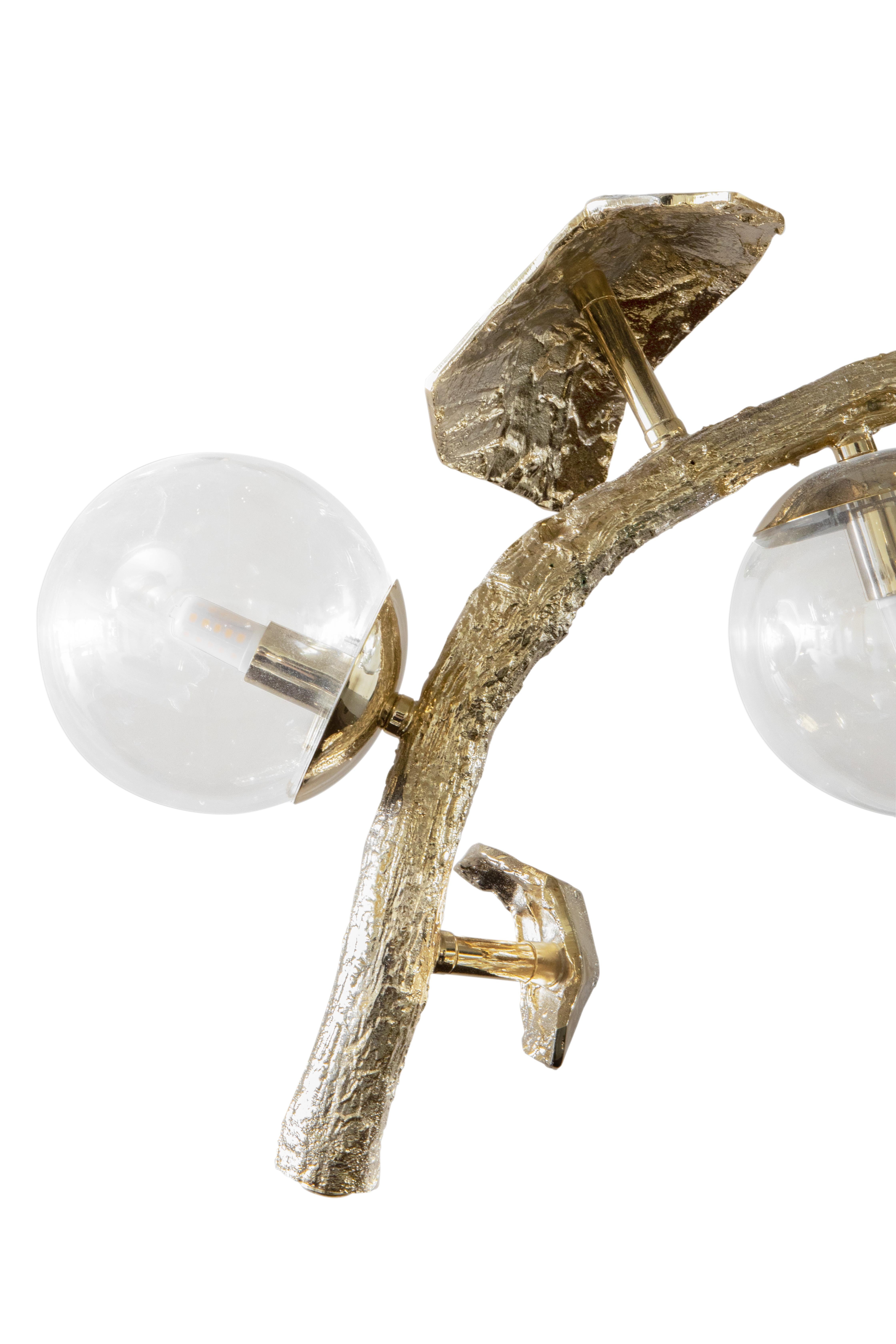 Lampada a sospensione Hera - Fonderia di ottone e metallo Hand Made - Boca Do Lobo in vendita 2
