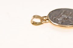 Heracles Coin Pendant, circa 300 BC, w 18K (pendant only)