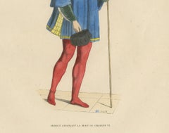Herald annonçant la mort de Charles VI, publié en 1847
