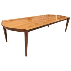 Heraldic Dakota Jackson Australian Lacewood Dining or Conference Table