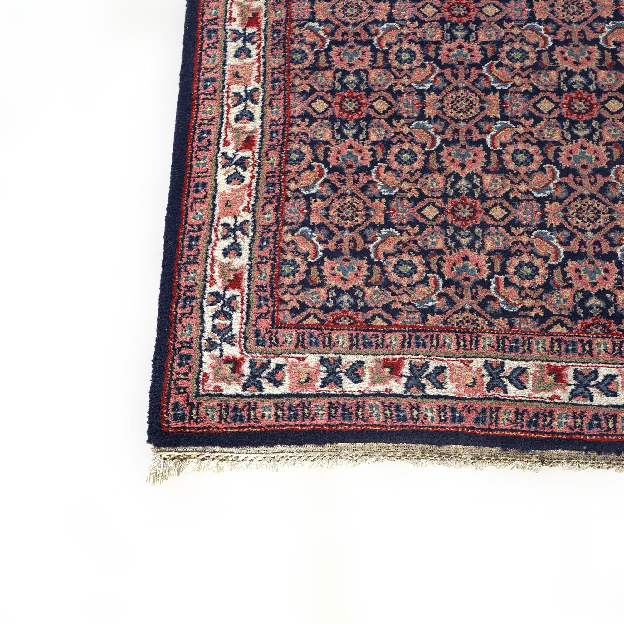 20th Century Herati Design Oriental Wool Rug Runner 20th C For Sale