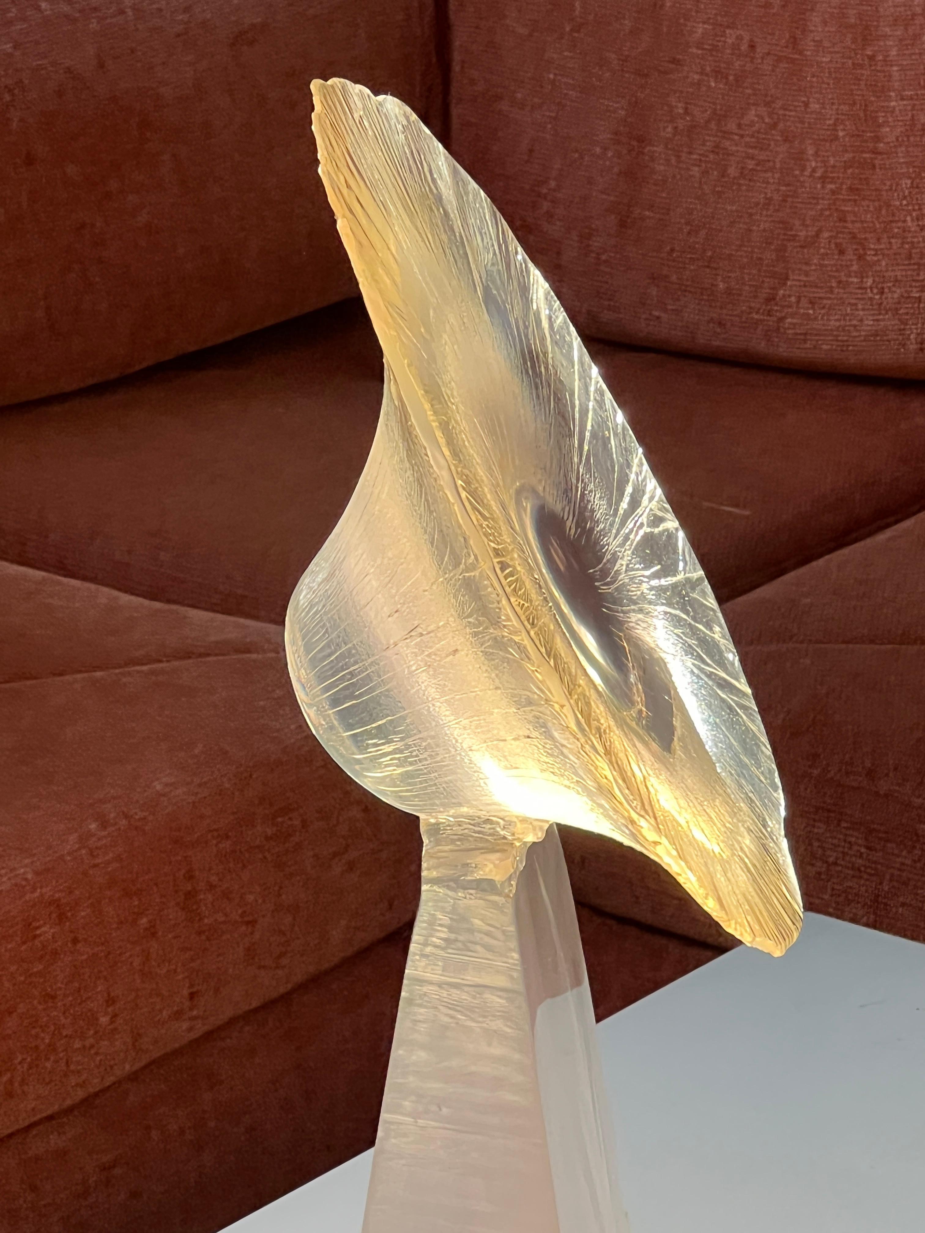 Lucite Flower by Herb Elsky- 1983 For Sale 6