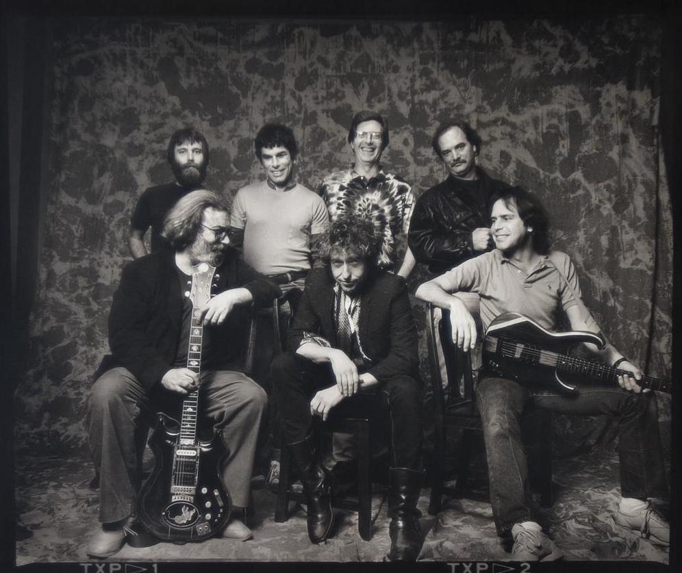 Herb Greene Black and White Photograph – Dylan und die Toten