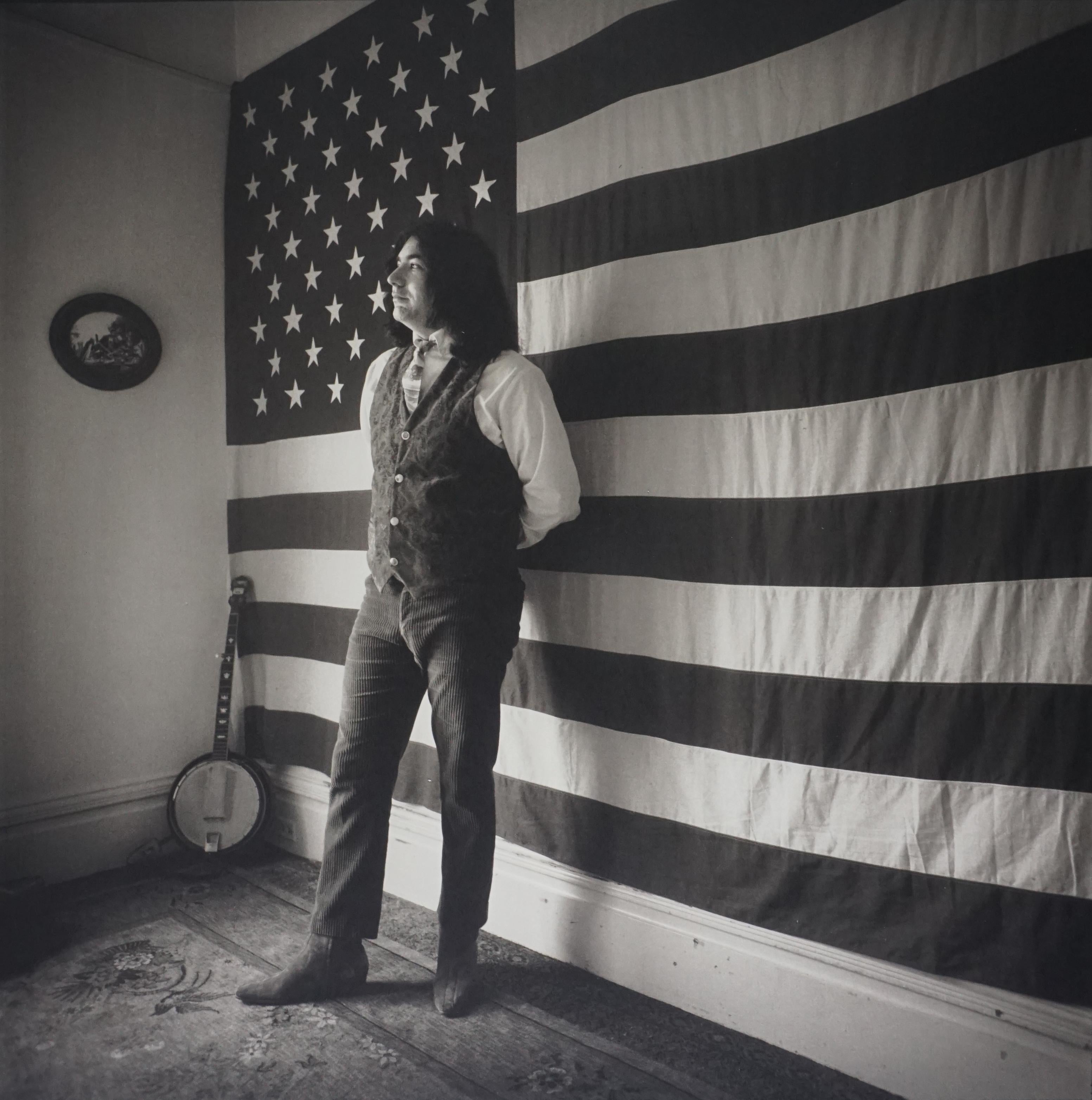 Herb Greene Black and White Photograph - Jerry Garcia, 1967