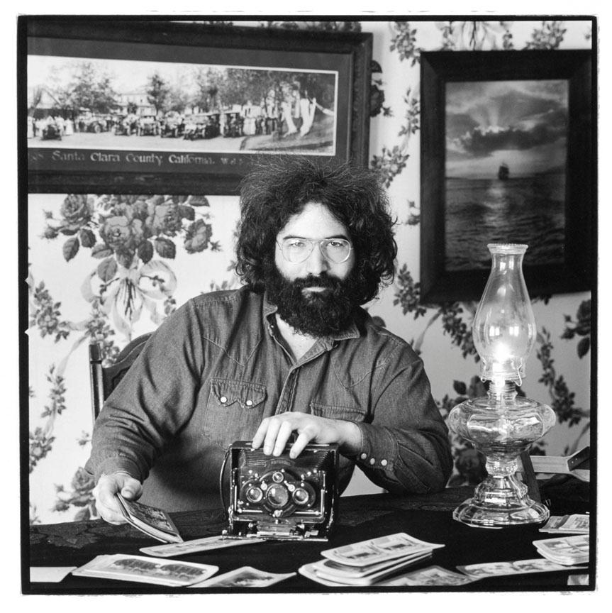 Herb Greene Black and White Photograph - Jerry Garcia
