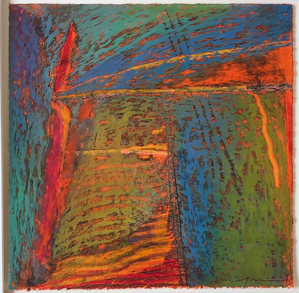 Herb Jackson Abstract Painting - P1541 (Adriatic)
