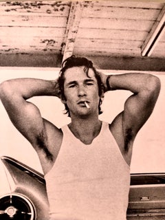 Herb Ritts Hand Signed Photograph Richard Gere Black & White Photo Vintage Car