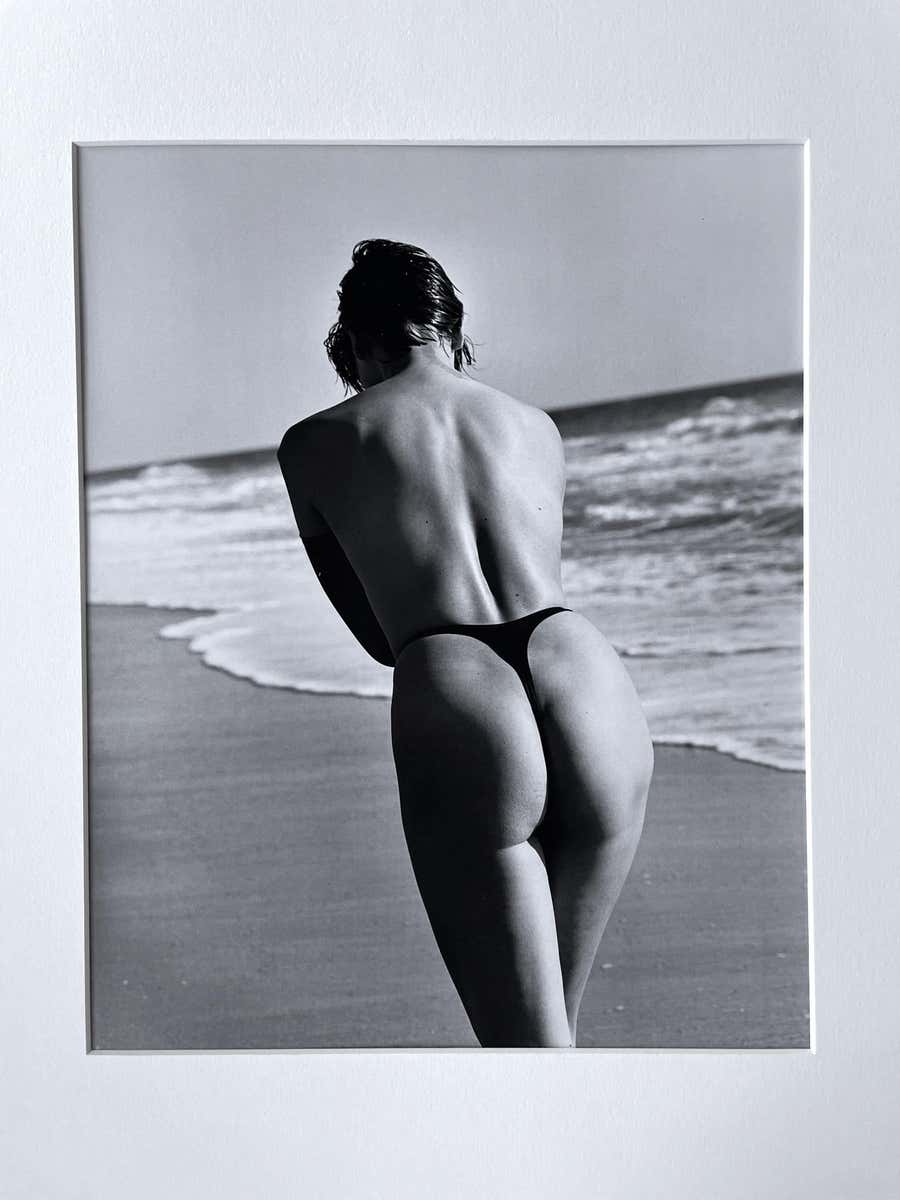 Untitled - Woman's Back In Bikini Bottom At Beach