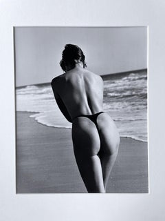Untitled - Woman's Back In Bikini Bottom At Beach 