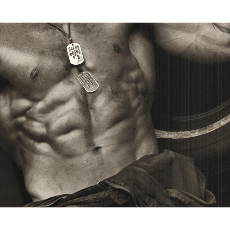 Herb Ritts 'Fred with Tires I' 2002- Poster For Sale 1
