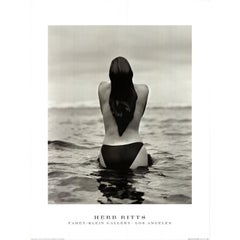 Vintage Herb Ritts 'Woman in Sea, Hawaii (1988)' 1999- Poster