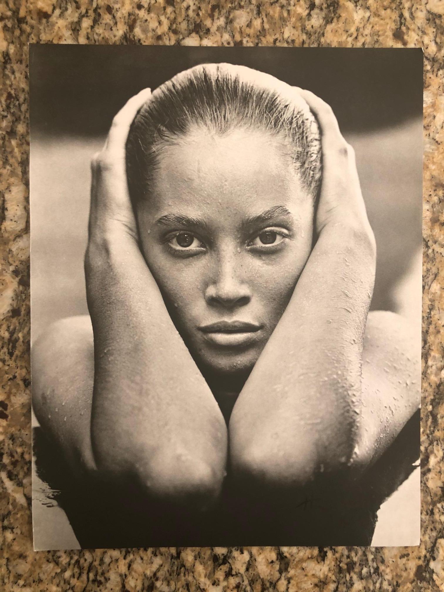 Herb Ritts Signed Photo, Christy Turlington 1