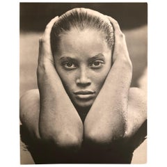 Herb Ritts Signed Photo, Christy Turlington