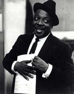 Count Basie Candid and Smiling Vintage Original Photograph