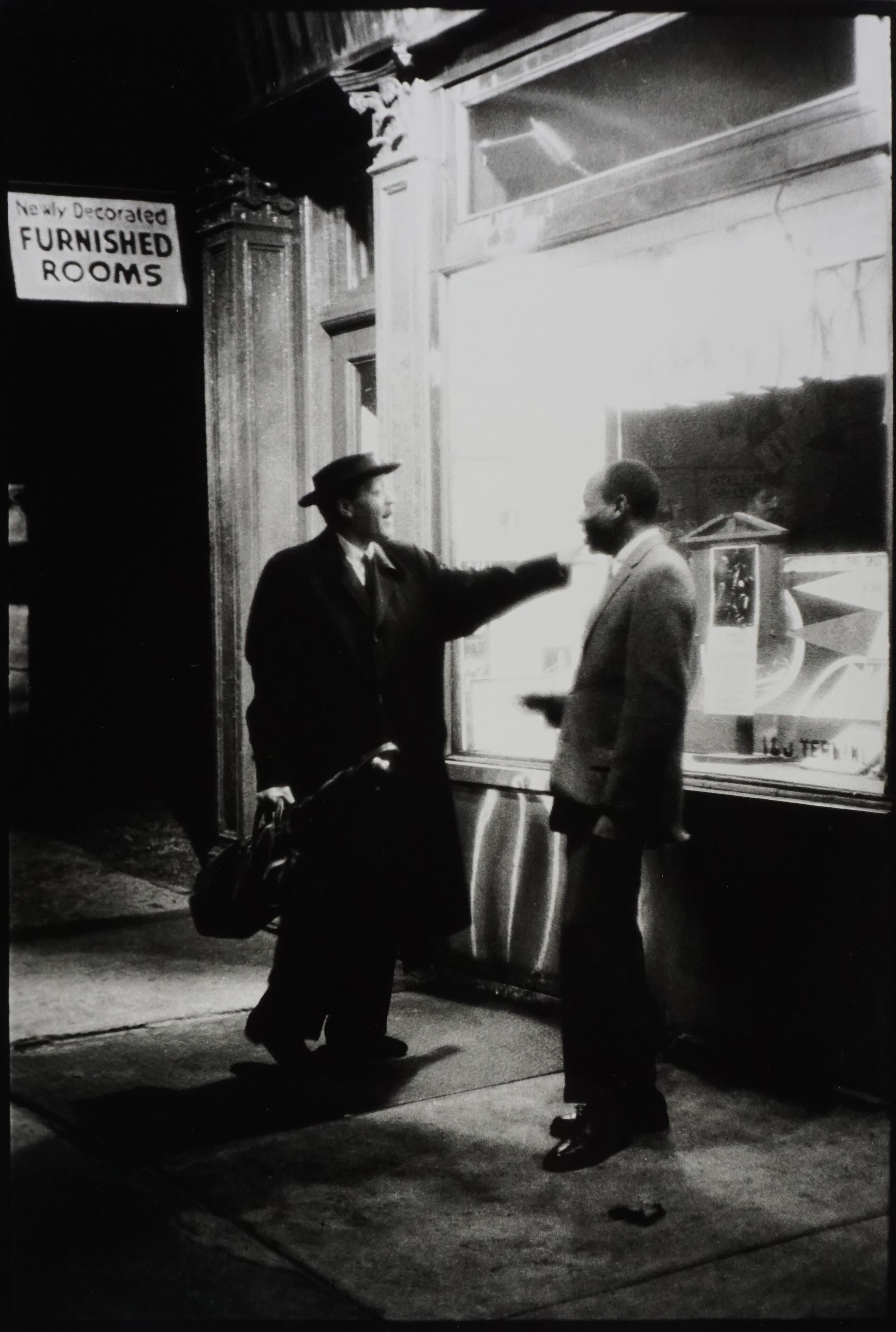 Herb Snitzer Black and White Photograph - Lester Young, Five Spot Cafe, 1958