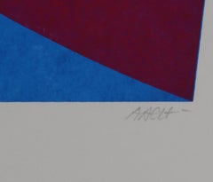Split Infinity #B3S, Serigrafía abstracta de Herbert Aach