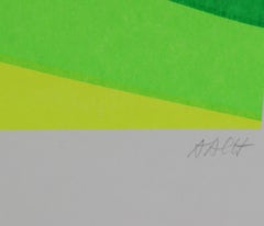 Split Infinity #B6S, Serigrafía abstracta de Herbert Aach