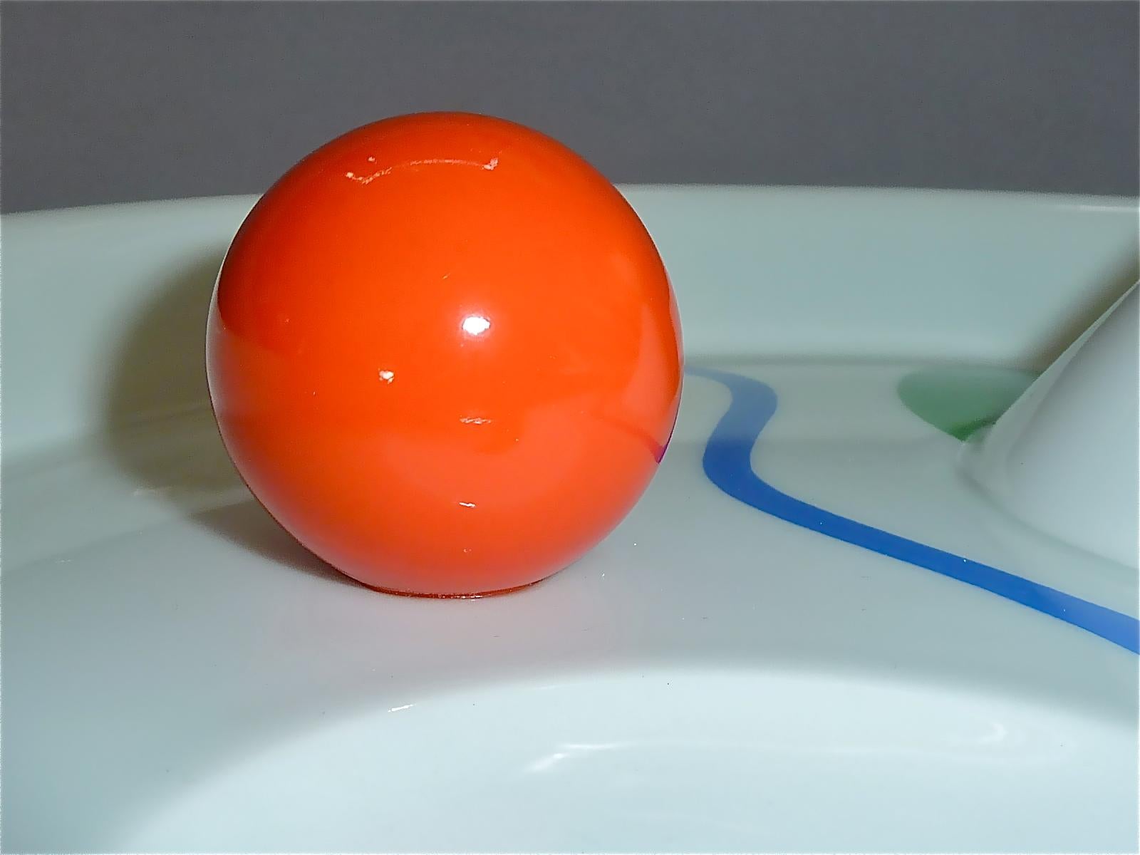 Herbert Bayer Art Porcelain Plate Rosenthal Limiterte Kunstreihen, 1982 Bauhaus For Sale 1