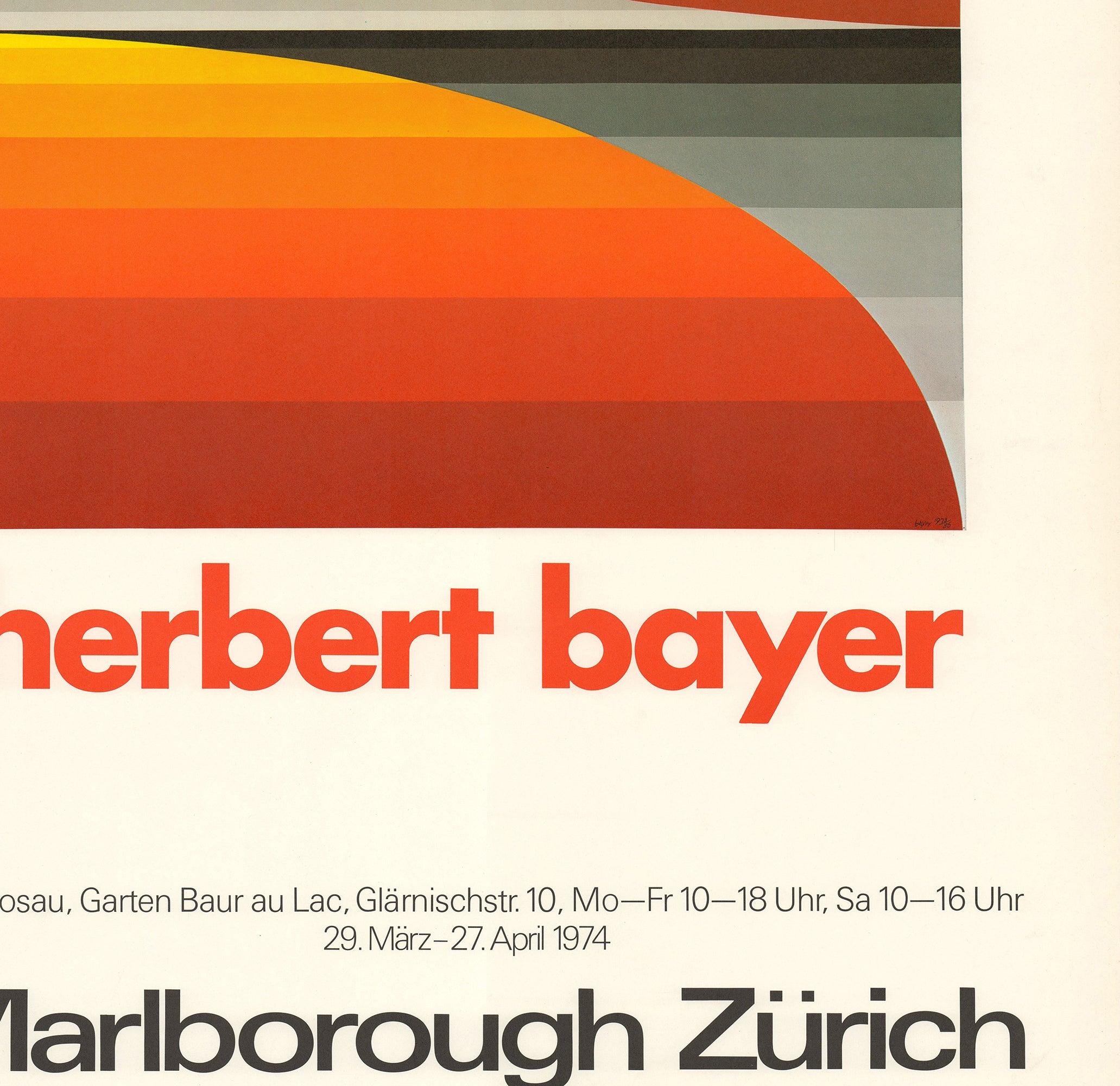 Herbert Bayer 'Marlborough Zurich' 1974- Vintage By en vente 3
