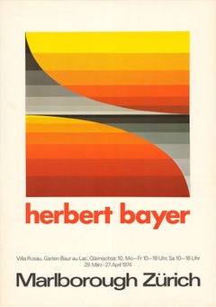 Herbert Bayer "Marlborough Zurich" 1974- Vintage