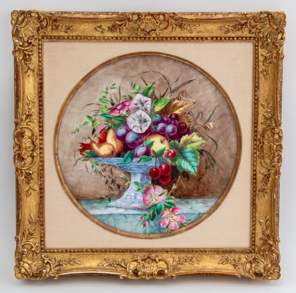 Hand-Painted Porcelain Plaques For Sale 1