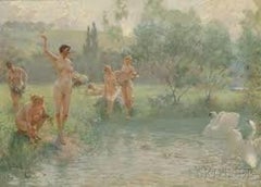  Nymphs with Swans, 1895 