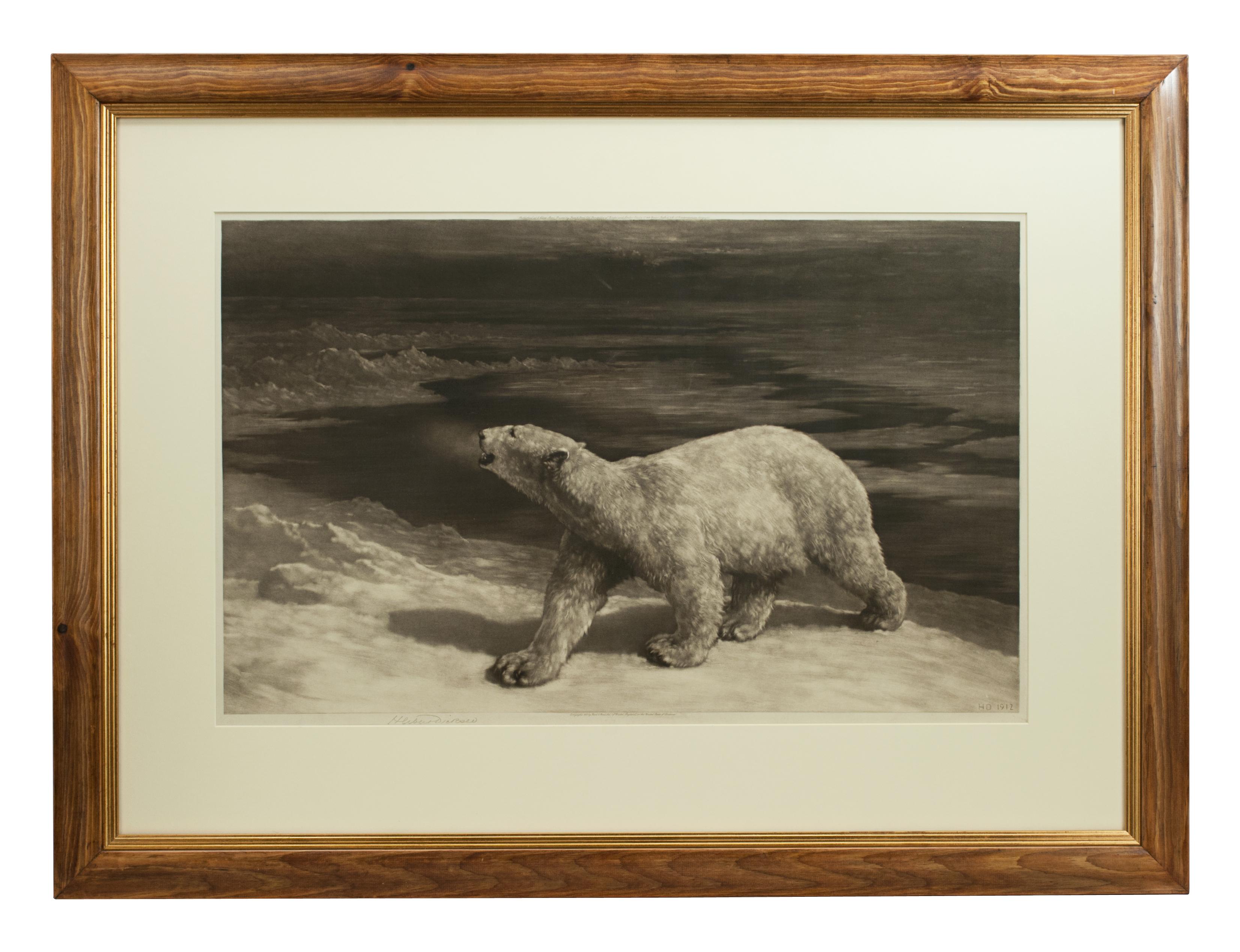 Herbert Dicksee Etching, a Polar Night, Signed in Pencil, 1912 For Sale ...