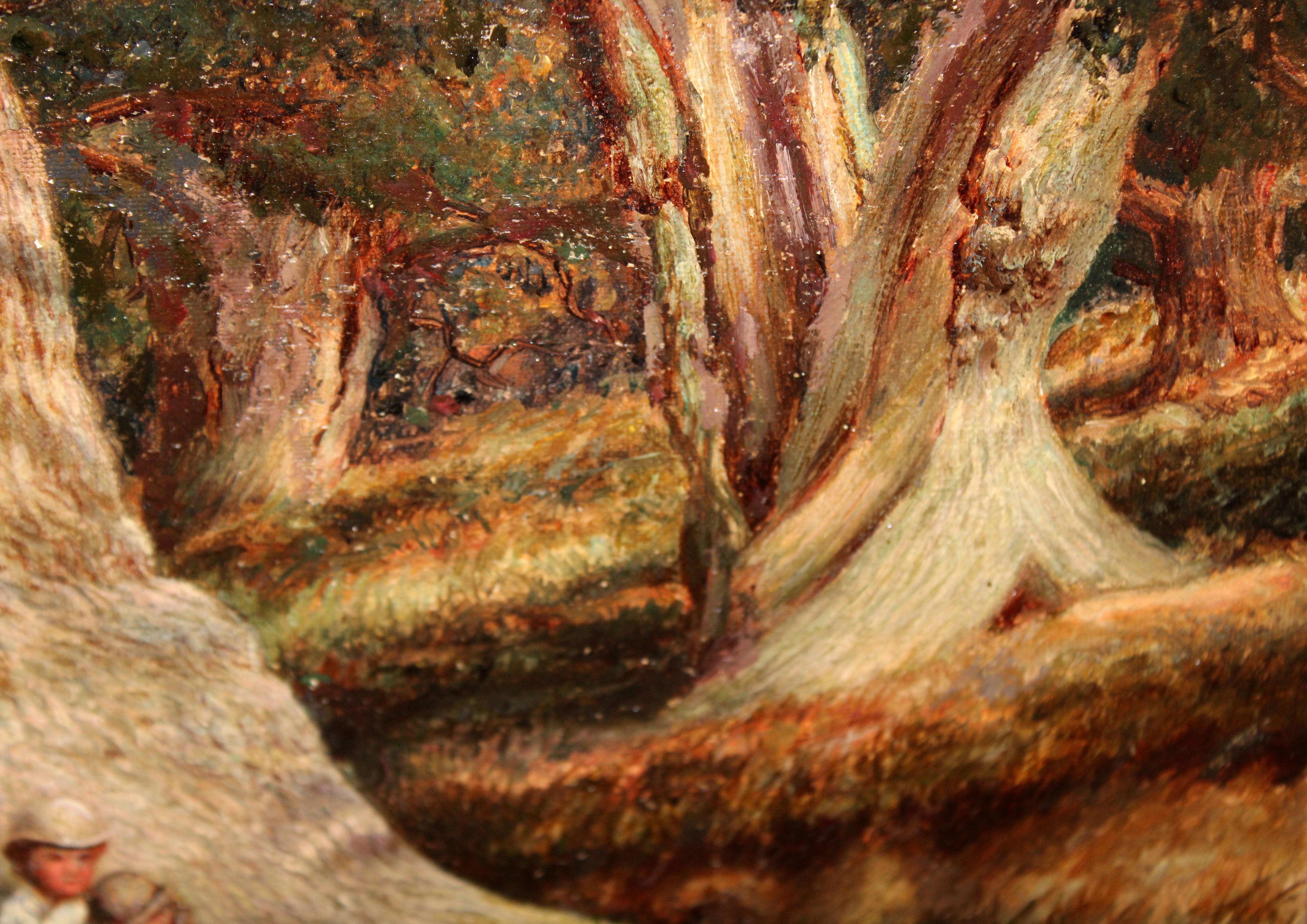 Fiesta campestre - Óleo sobre tela im Angebot 6