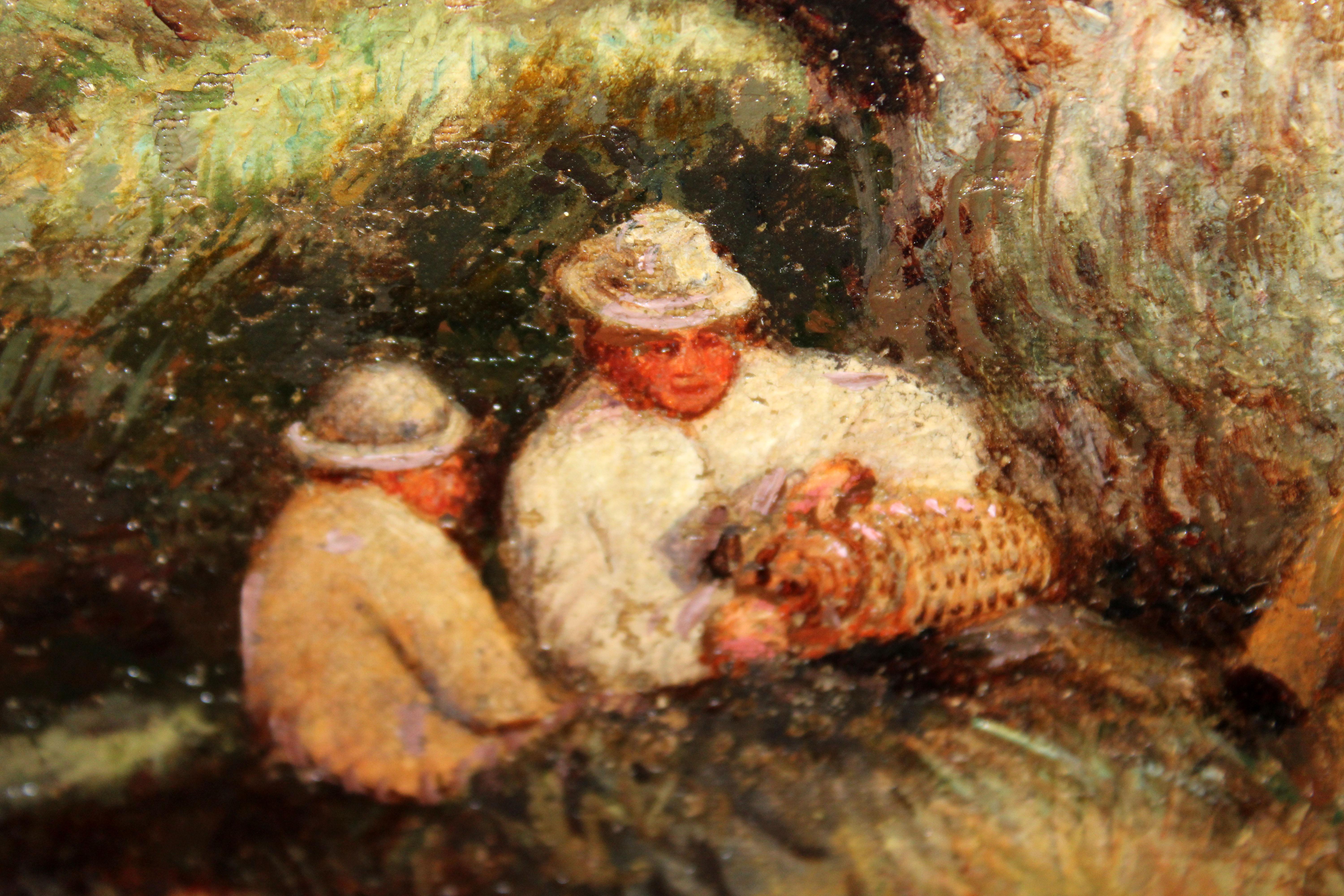 Fiesta campestre - Óleo sobre tela im Angebot 9
