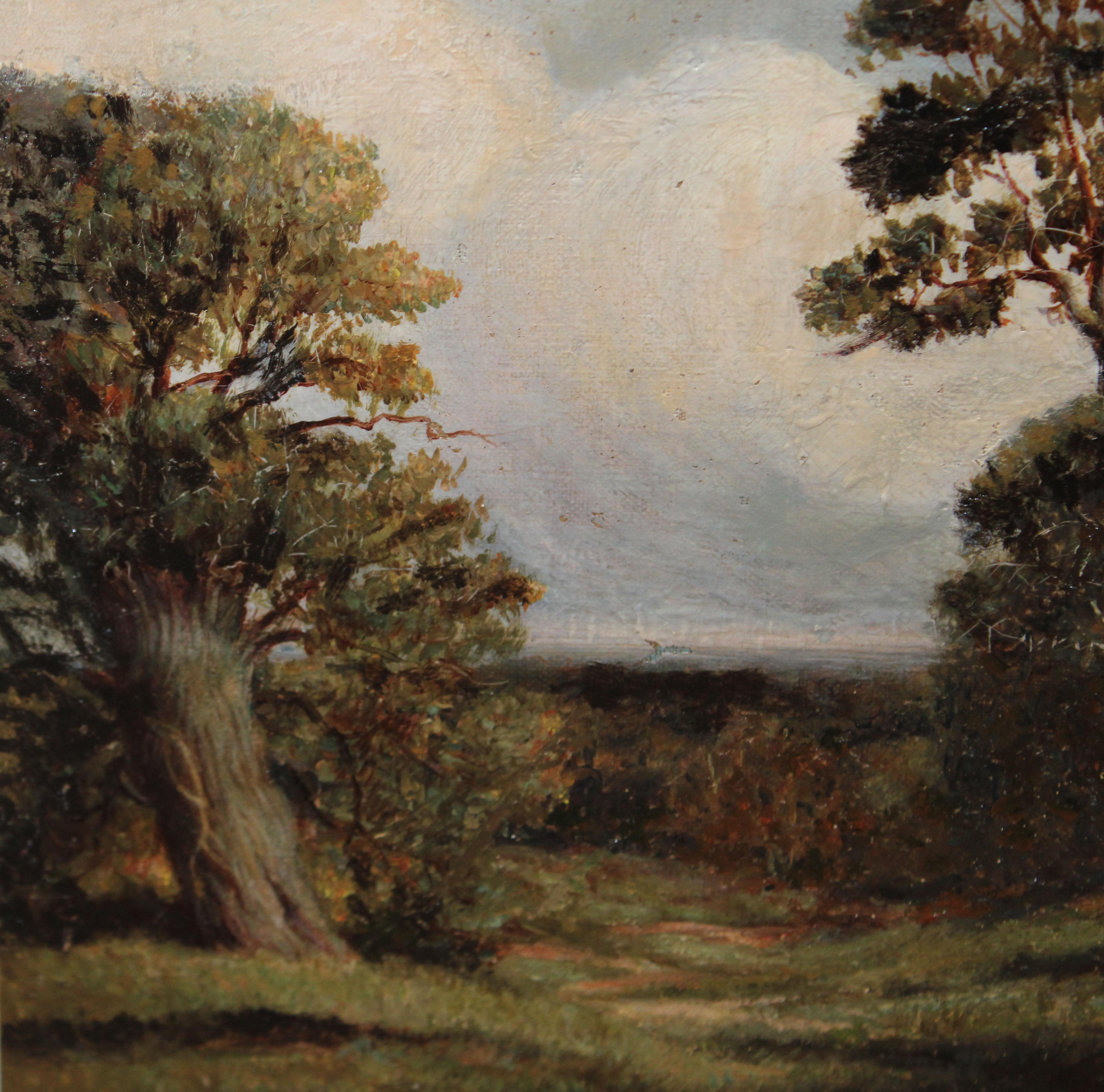 Fiesta campestre - Óleo sobre tela (Expressionismus), Painting, von Herbert Edward Cox 