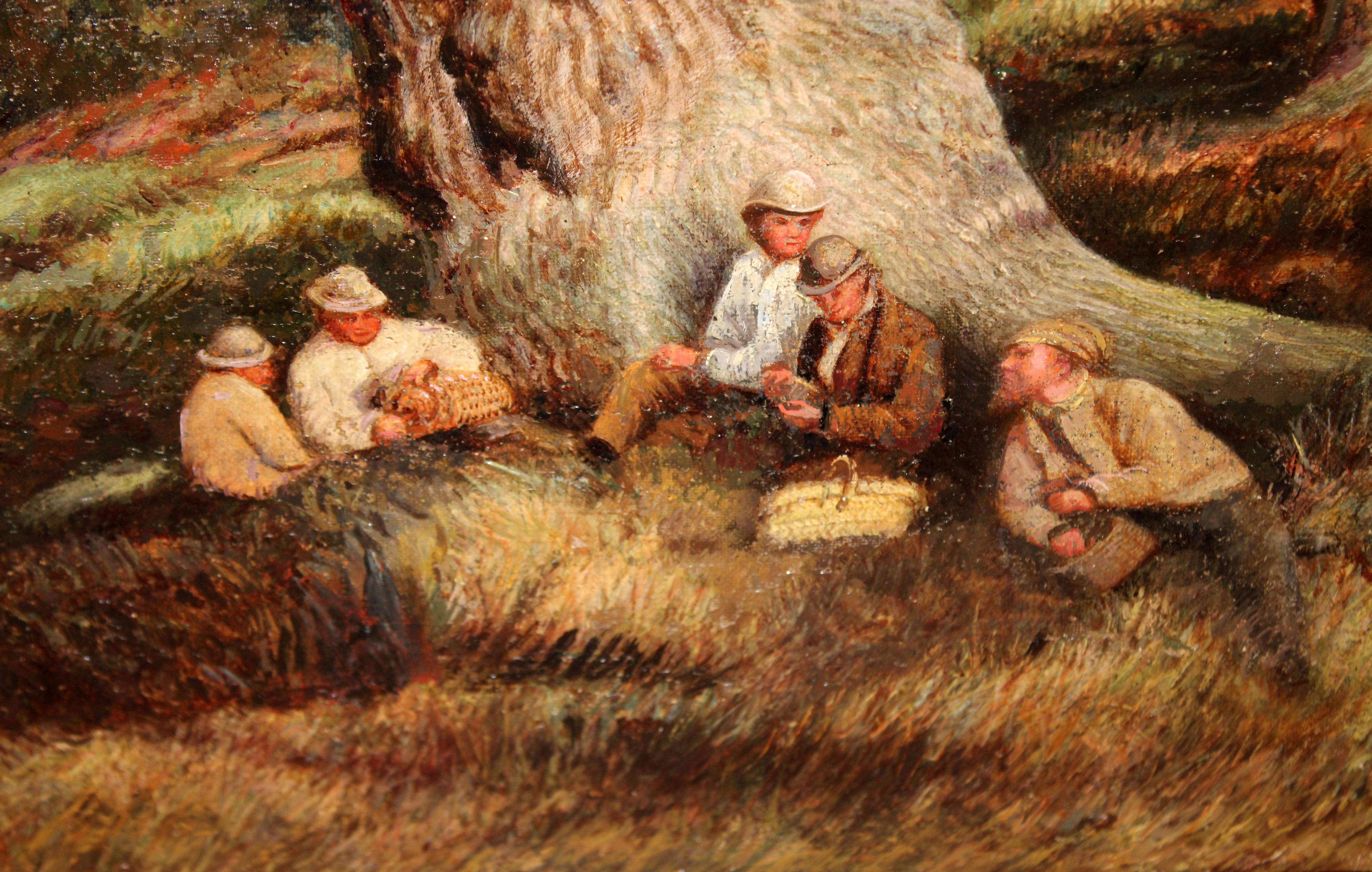 Fiesta campestre - Óleo sobre tela im Angebot 2