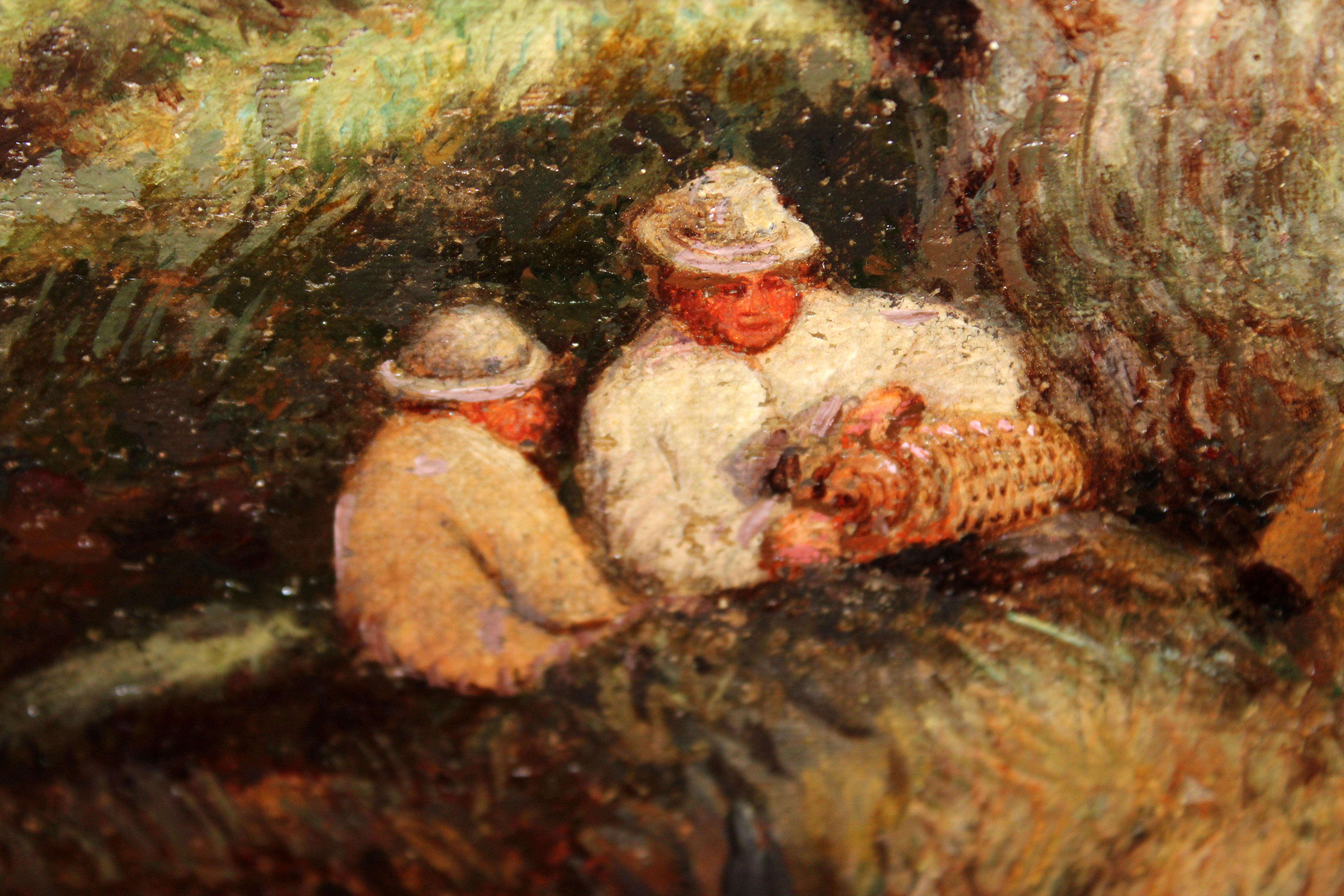 Fiesta campestre - Óleo sobre tela im Angebot 3