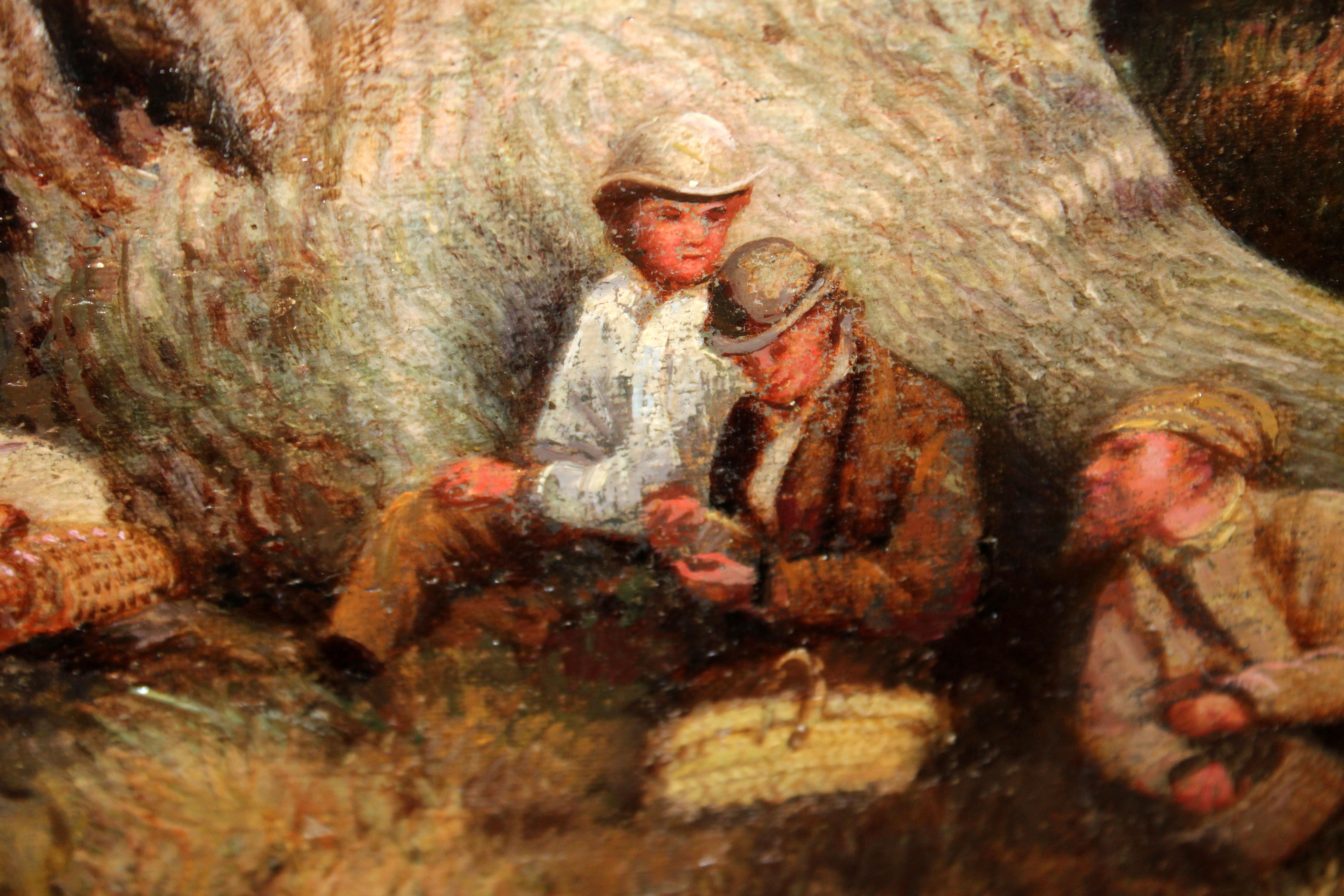 Fiesta campestre - Óleo sobre tela im Angebot 4