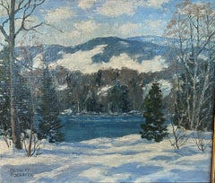 Herbert Foerster, America 1910-2000 Snow Scene Near Woodstock, NY
