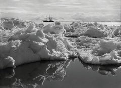 Schönes zerbrochenes Eis, Reflections und die Terra Nova, 7. Januar 1911 